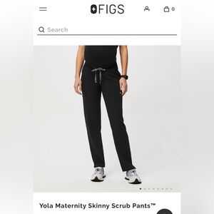 FIGS maternity scrub pants